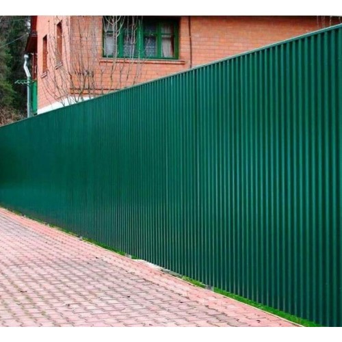 Забор из профнастила 0.35 мм. C-8  (H=2 м) 